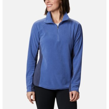 Columbia Ženske Majice S Kapuljačom - Glacial IV Half Zip Fleece Tamnoplave | PVEG-73459
